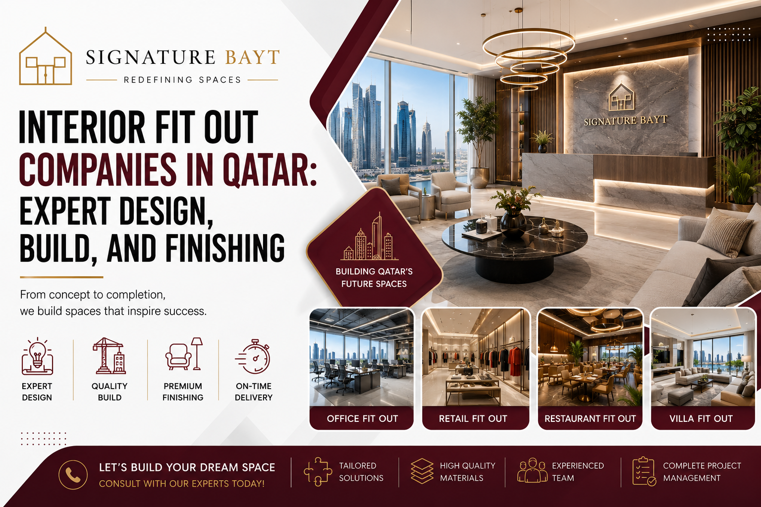 Interior Fit Out Companies in Qatar