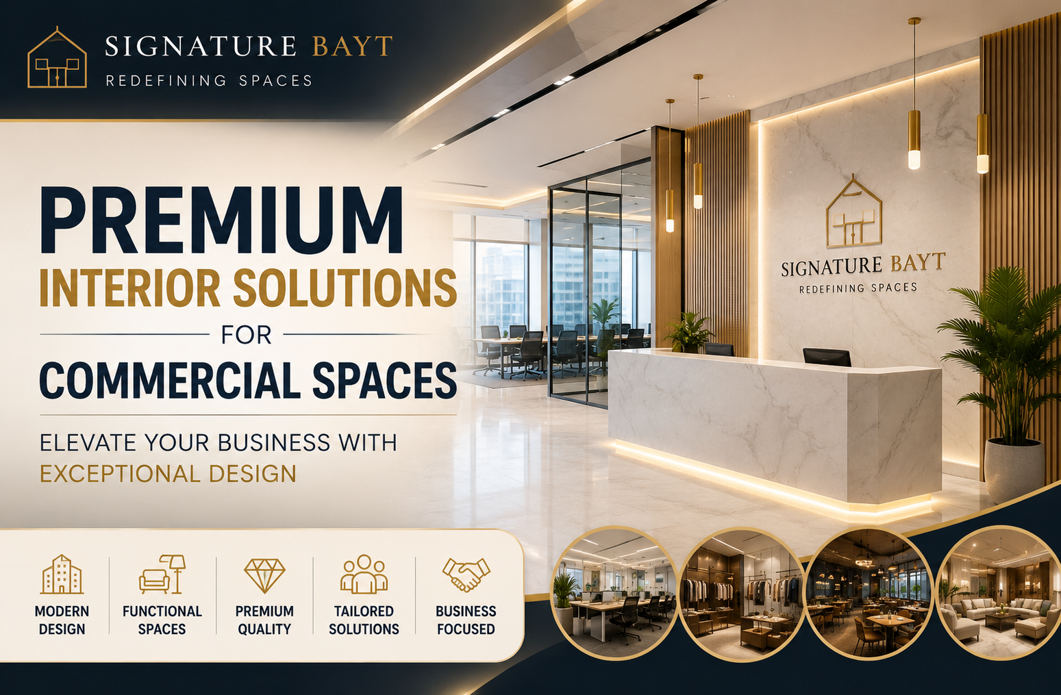 Premium Interior Solutions for Commercial Spaces
