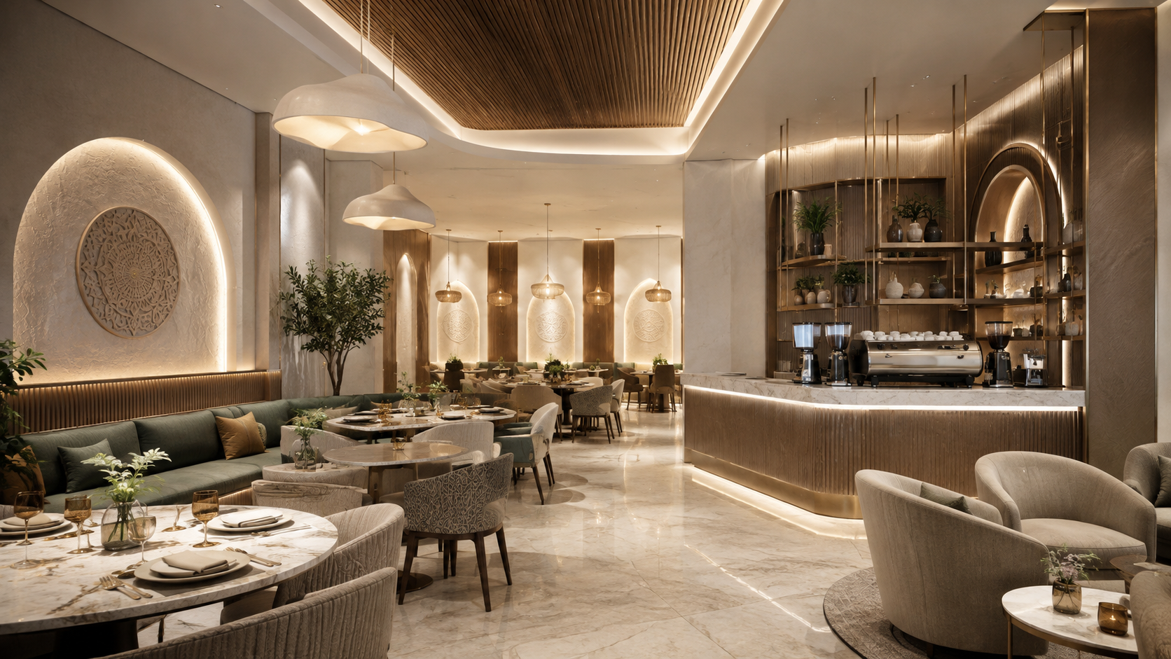 Restaurant & Café Interior Services in Qatar